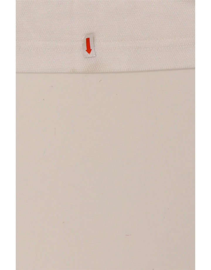 LOTTO Mens Polo Shirt XL White Colourblock Polyester