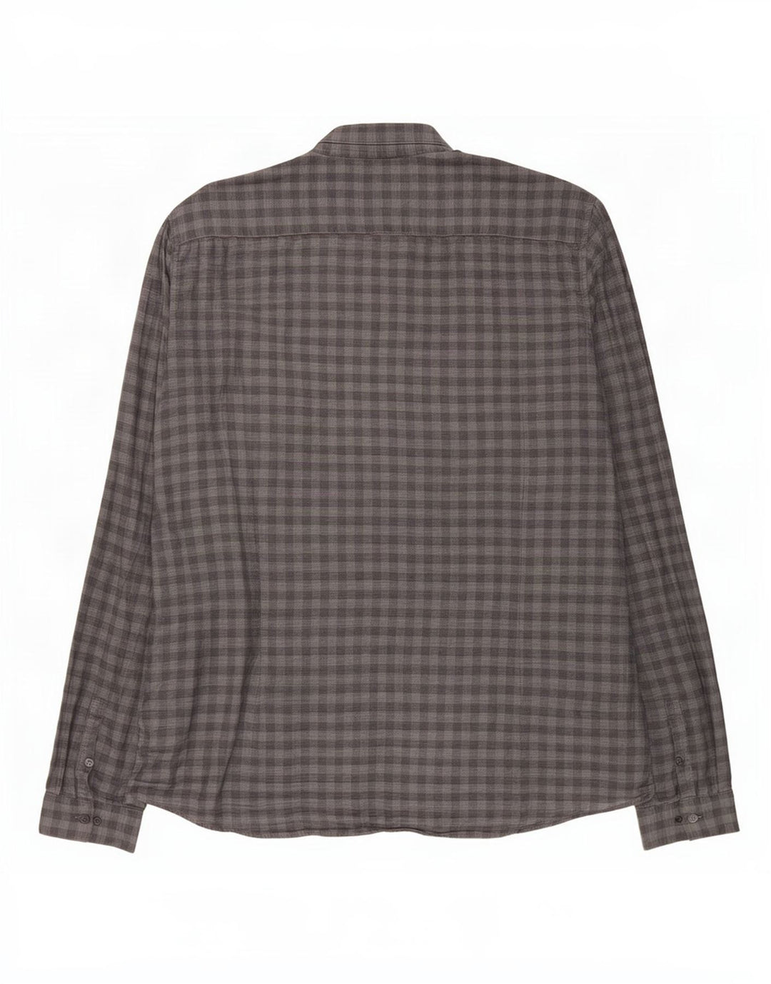 Calvin Klein Mens Slim Fit Shirt 2XL Grey Gingham Cotton