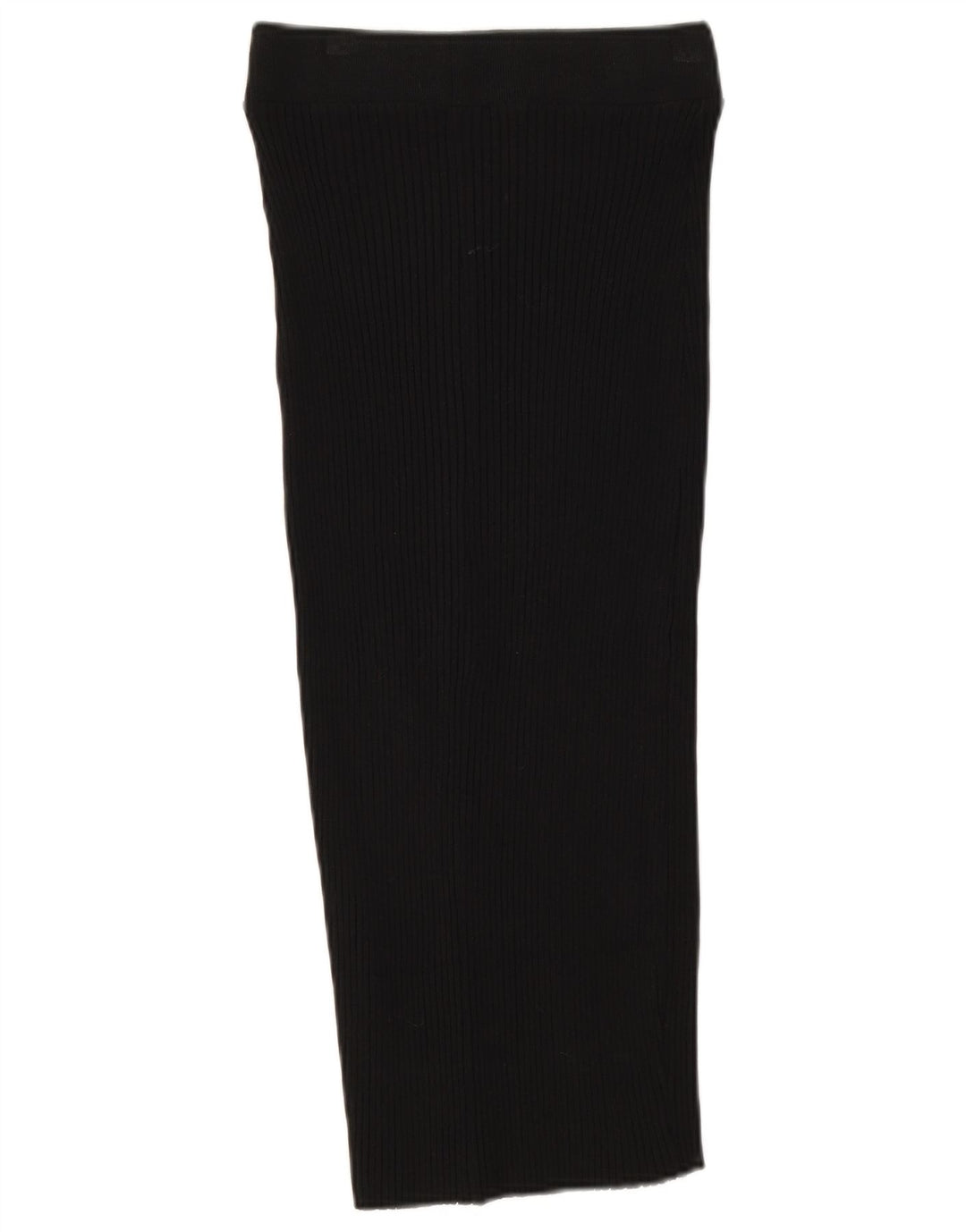 Zara Womens Knit Midi Skirt Medium W28  Black
