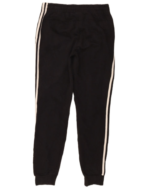 Adidas Womens Tracksuit Trousers Joggers UK 8/10 Small Black Cotton