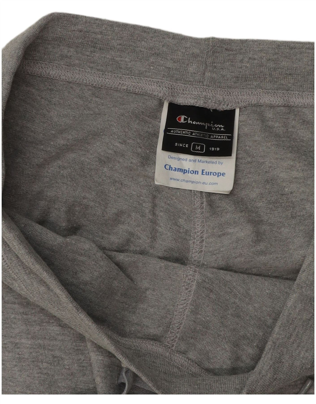 Champion Womens Capri Tracksuit Trousers UK 12 Medium  Grey Cotton