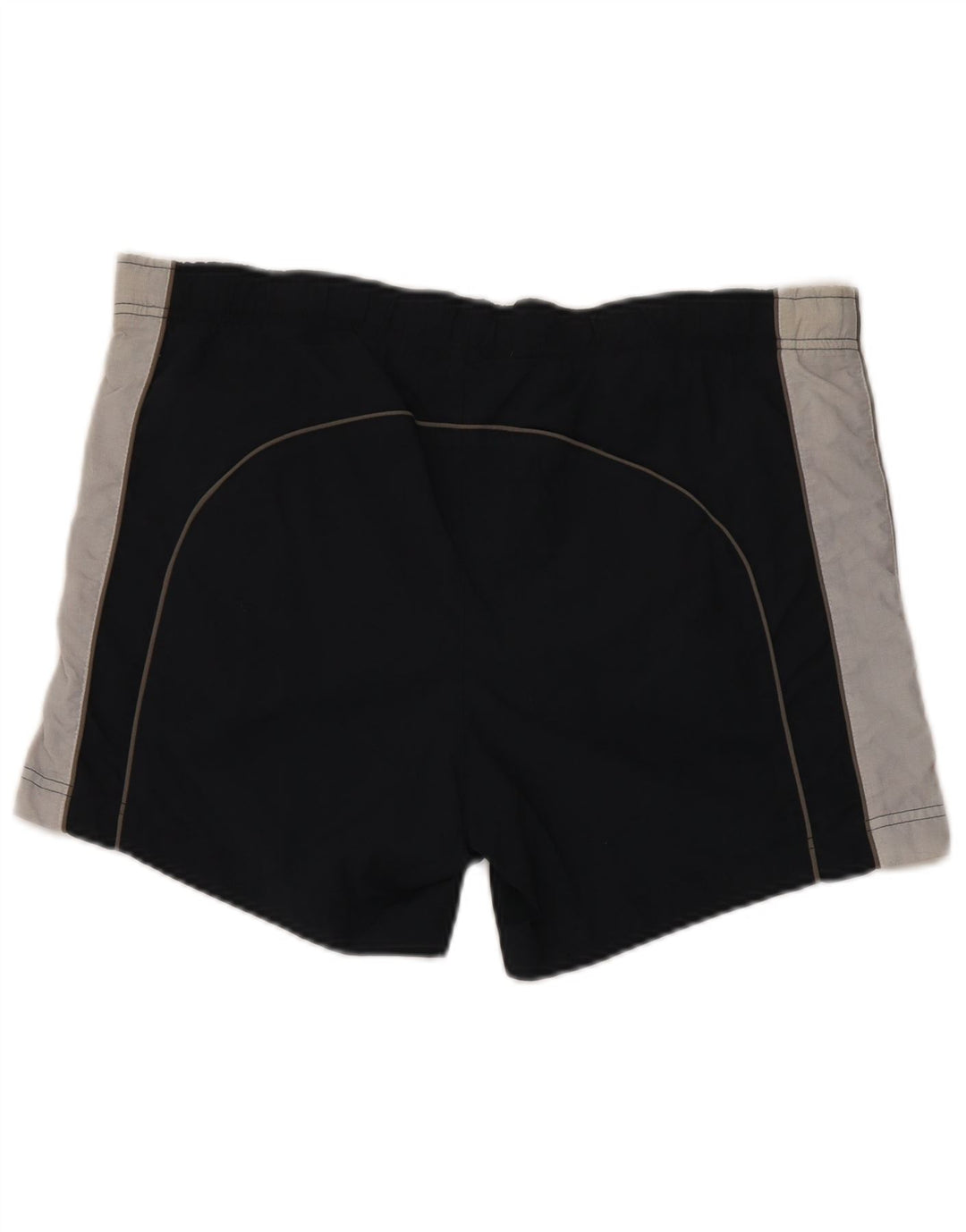 CHAMPION Mens Sport Shorts Large Navy Blue Colourblock