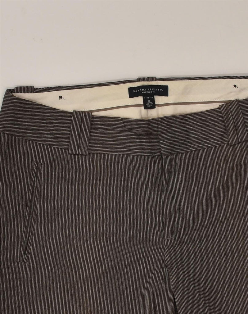 BANANA REPUBLIC Womens Straight Suit Trousers US 8 Medium W32 L25  Brown | Vintage Banana Republic | Thrift | Second-Hand Banana Republic | Used Clothing | Messina Hembry 