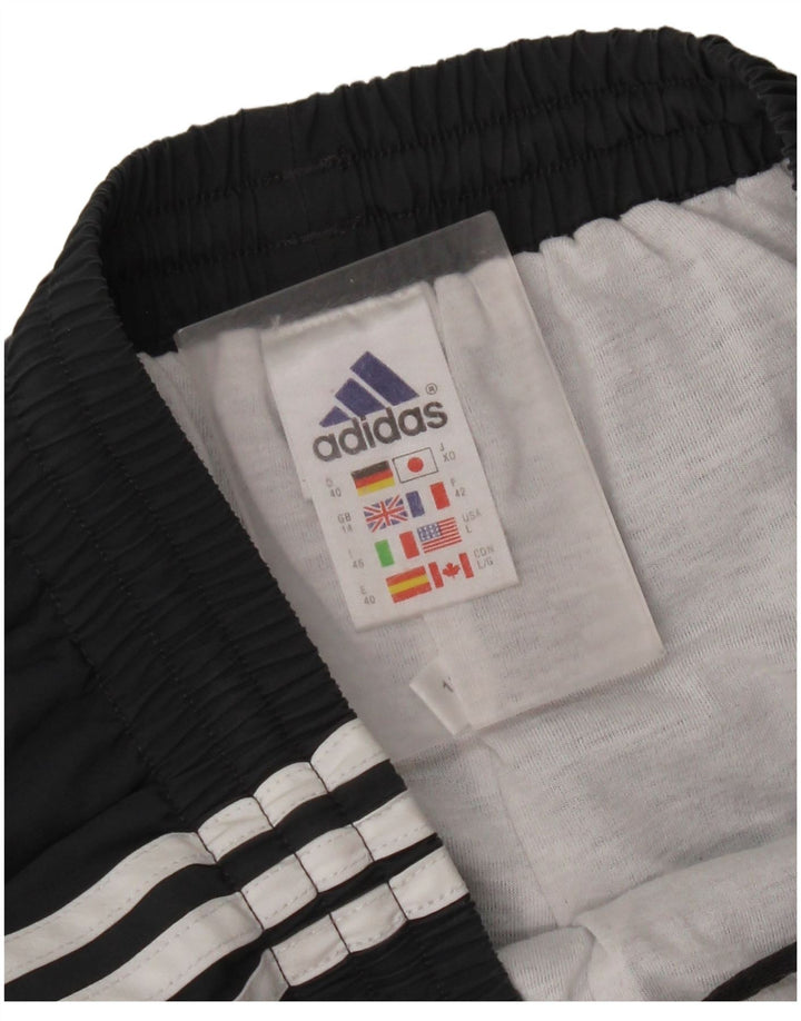 Adidas Womens Tracksuit Trousers Joggers UK 14 Large Grey Polyester