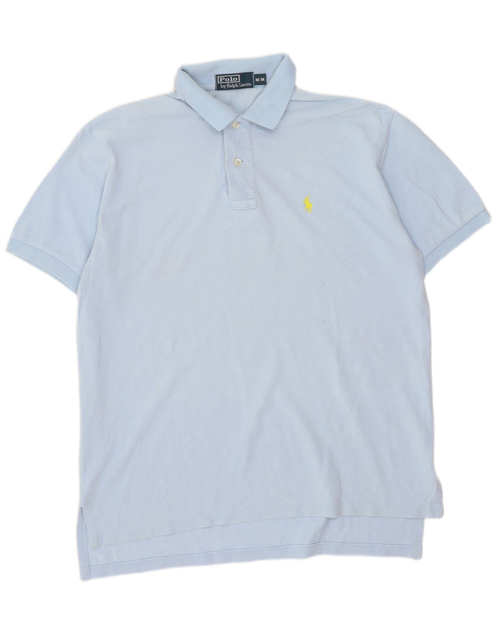 Polo Ralph Lauren Mens Polo Shirt Medium Blue Cotton