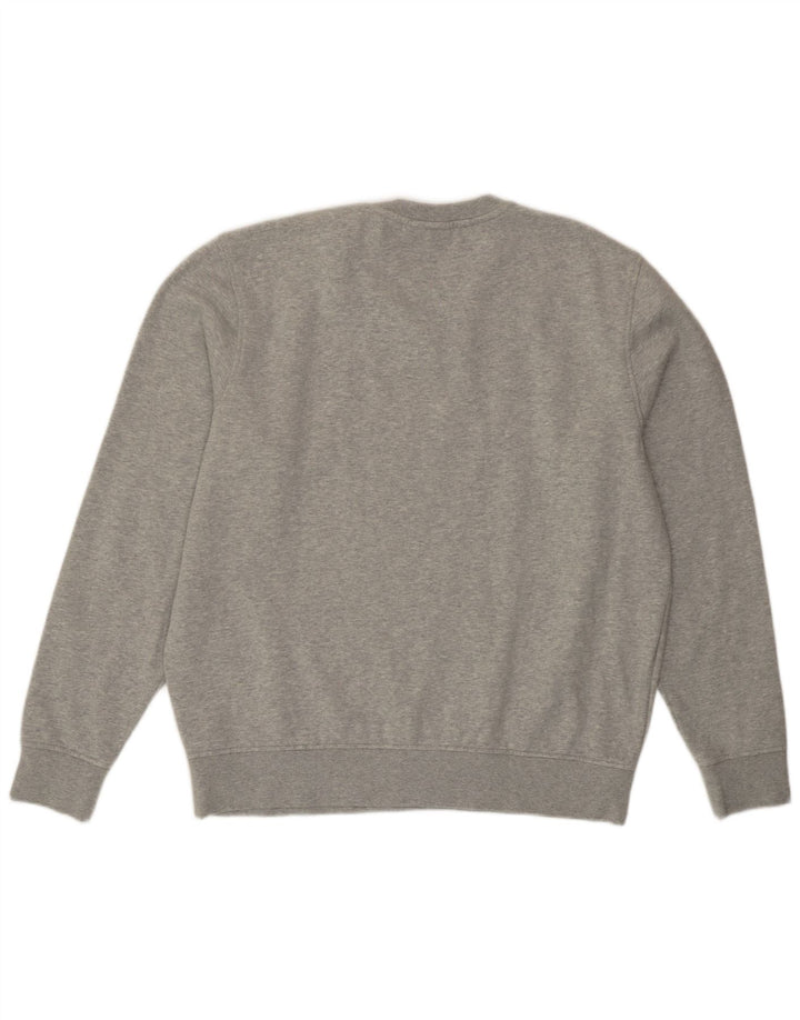 Lacoste Mens Sweatshirt Jumper Size 6 XL Grey Cotton