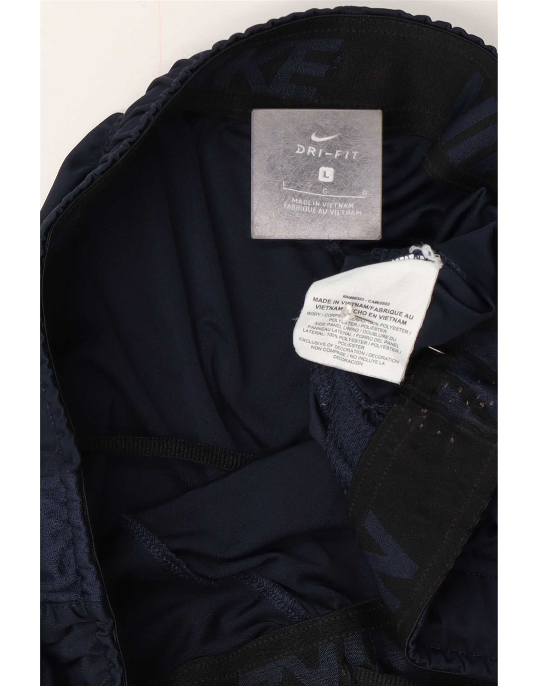 Nike Mens Dri Fit Sport Shorts Large Navy Blue Polyester