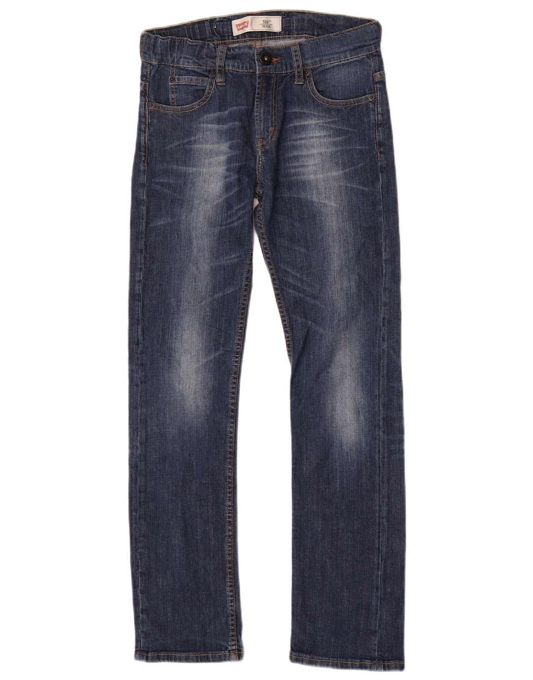 Levi's Boys 511 Slim Jeans 13-14 Years W28 L30 Blue Cotton