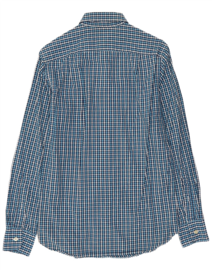 J. Crew Mens Shirt XS Blue Gingham Cotton