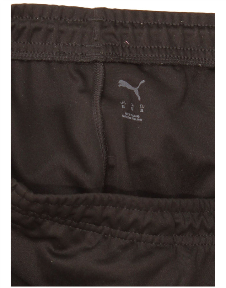 Puma Mens Tracksuit Trousers Joggers XL  Black Polyester