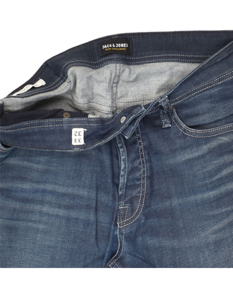 JACK & JONES Mens Tim Slim Jeans W33 L28 Blue Cotton | Vintage Jack & Jones | Thrift | Second-Hand Jack & Jones | Used Clothing | Messina Hembry 