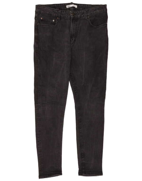 Zara Mens Skinny Jeans WU 46 XL W36 L29 Grey Cotton