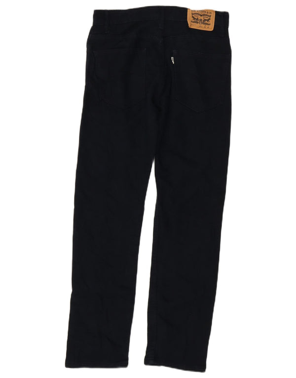 Levi's Boys 511 Casual Trousers 15-16 Years W28 L28 Navy Blue Cotton