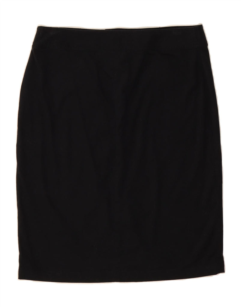 RALPH LAUREN Womens Straight Skirt US 16 Large W32  Black Cotton Vintage Ralph Lauren and Second-Hand Ralph Lauren from Messina Hembry 
