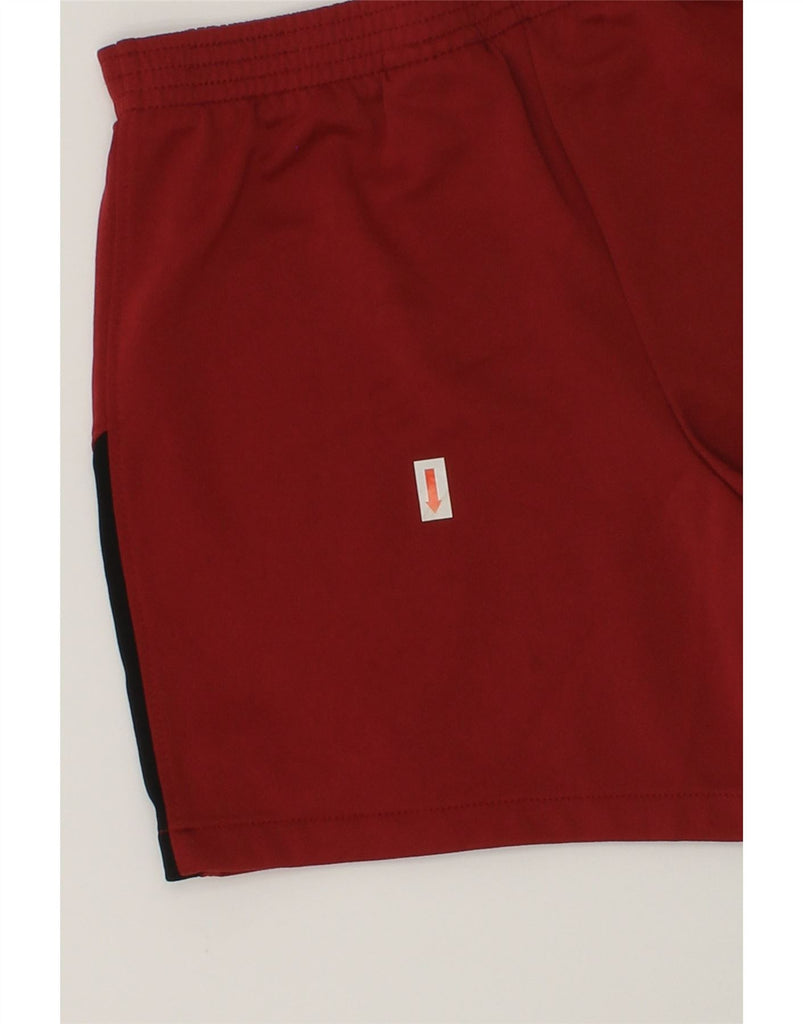 NIKE Boys Sport Shorts 6-7 Years Maroon Polyester | Vintage Nike | Thrift | Second-Hand Nike | Used Clothing | Messina Hembry 