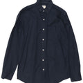 LEE Mens Shirt Medium Navy Blue Cotton