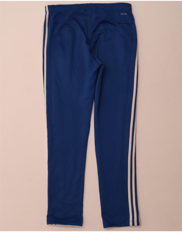ADIDAS Mens Climalite Tracksuit Trousers XL Blue Polyester