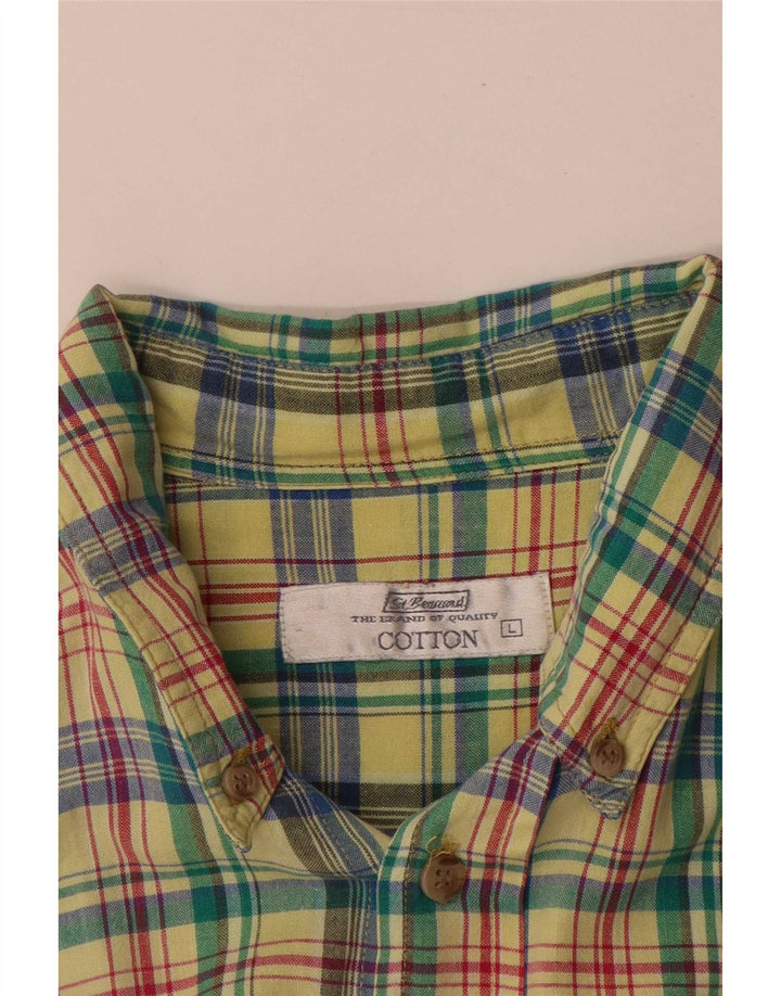 St. Bernard Mens Short Sleeve Shirt Large Multicoloured Check Cotton