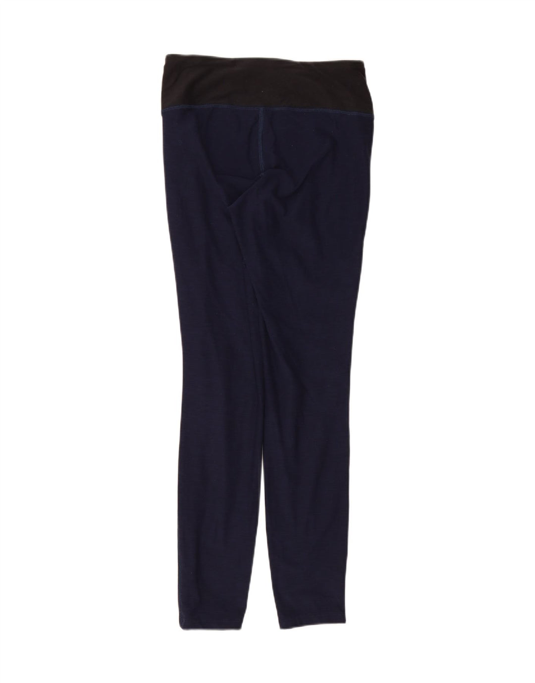 NEW BALANCE Womens Leggings UK 10 Small  Navy Blue Polyester Vintage New Balance and Second-Hand New Balance from Messina Hembry 