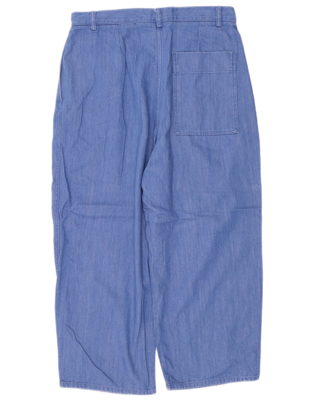 Cos Womens Cropped Trousers EU 40 Medium W30 L24 Blue Cotton
