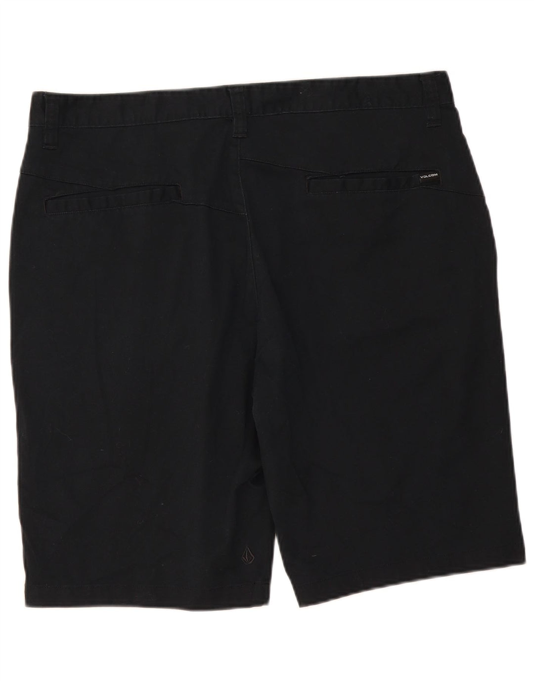 Volcom Mens Chino Shorts W38 XL Black Cotton