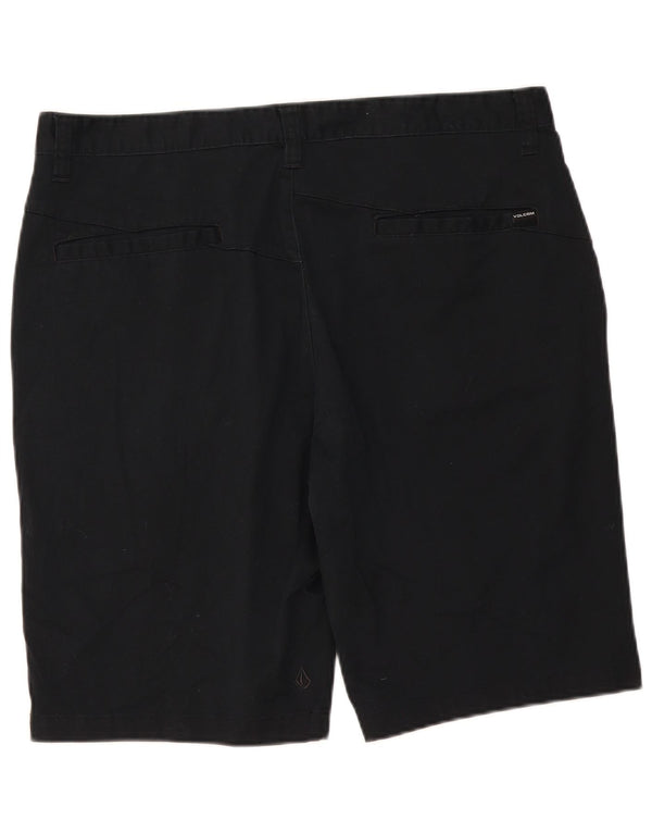Volcom Mens Chino Shorts W38 XL Black Cotton