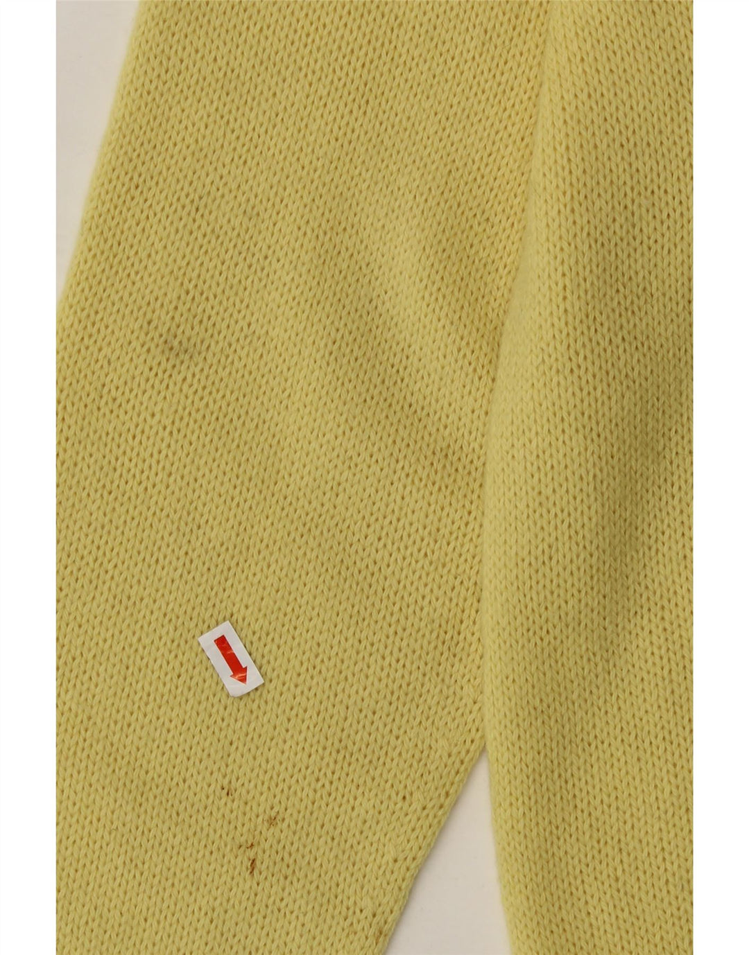 LES COPAINS Womens Crew Neck Jumper Sweater UK 16 Large Yellow Vintage Les Copains and Second-Hand Les Copains from Messina Hembry 