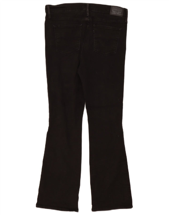 Levi's Womens 315 Shaping Bootcut Jeans W32 L30 Black Cotton