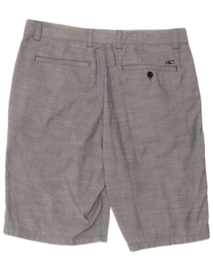 O'Neill Mens Chino Shorts W33 Medium Grey Flecked Polyester