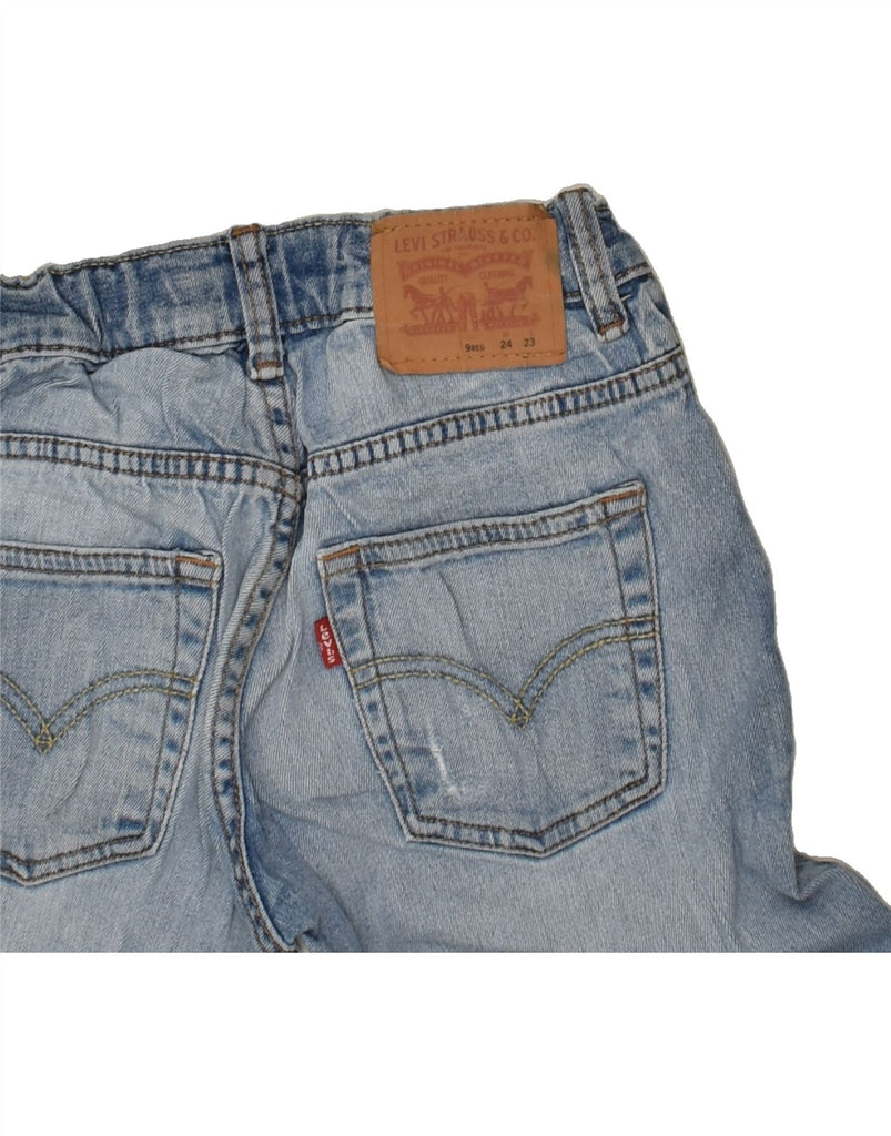 LEVI'S Boys 511 Distressed Slim Jeans 8-9 Years W24 L23 Blue Cotton | Vintage Levi's | Thrift | Second-Hand Levi's | Used Clothing | Messina Hembry 