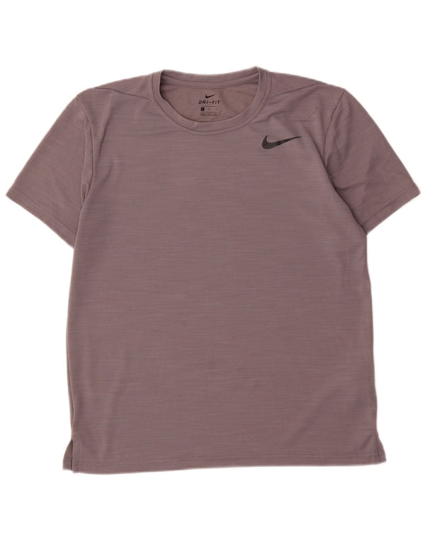 Nike Mens T-Shirt Top Medium Grey Polyester
