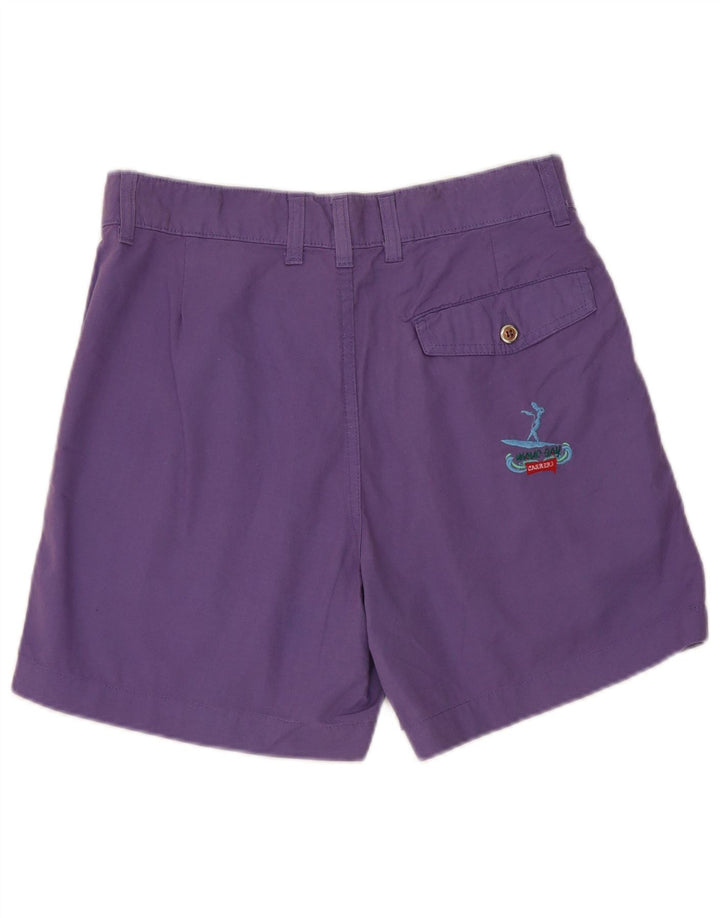 CARRERA Womens Pegged Chino Shorts W30 Medium  Purple Cotton