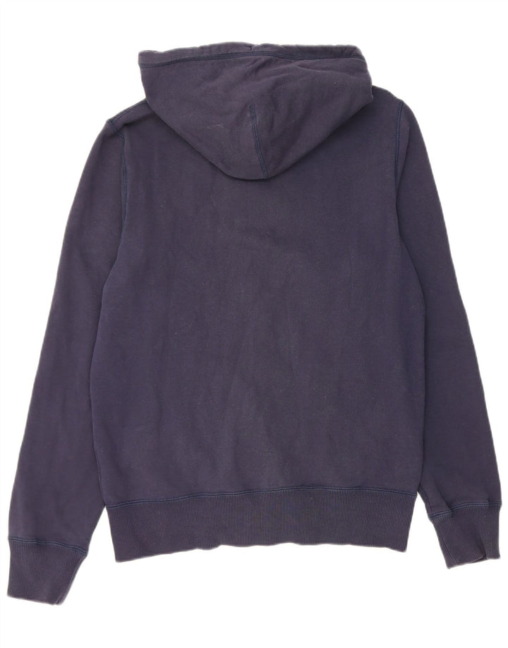Nike Mens Zip Hoodie Sweater Small Navy Blue Cotton