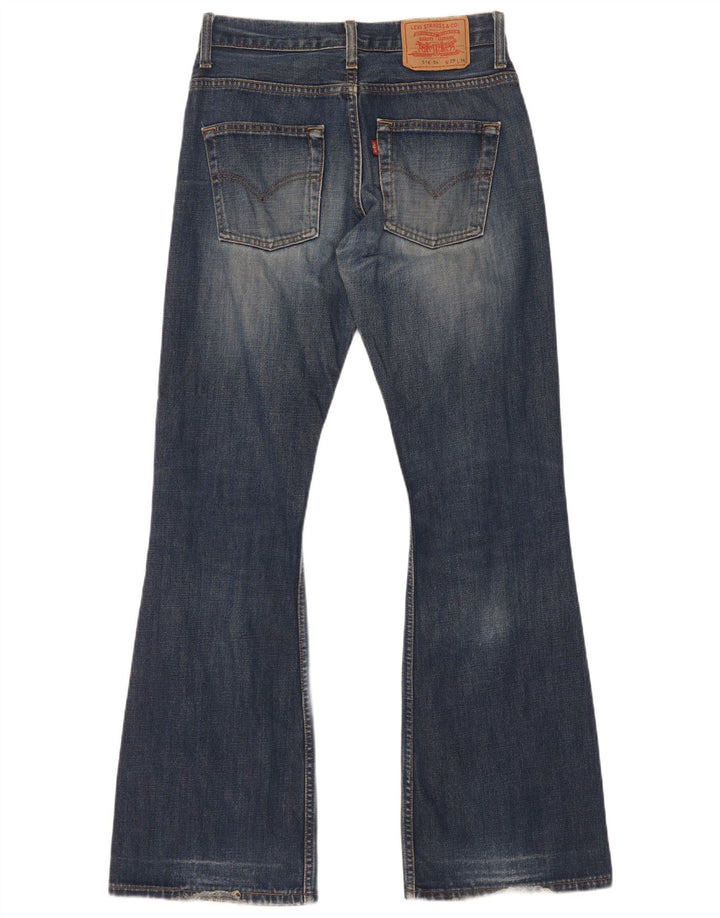 Levi's Womens 516 Flared Jeans W29 L34 Navy Blue