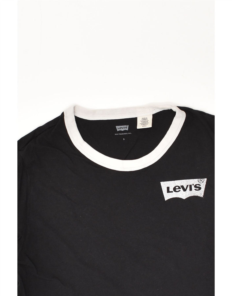 LEVI'S Mens Graphic T-Shirt Top Small Black | Vintage Levi's | Thrift | Second-Hand Levi's | Used Clothing | Messina Hembry 