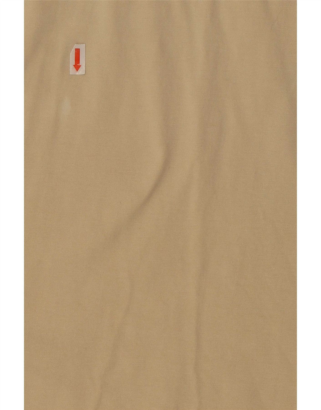 Vintage Mens Short Sleeve Military Pullover Shirt Large Beige