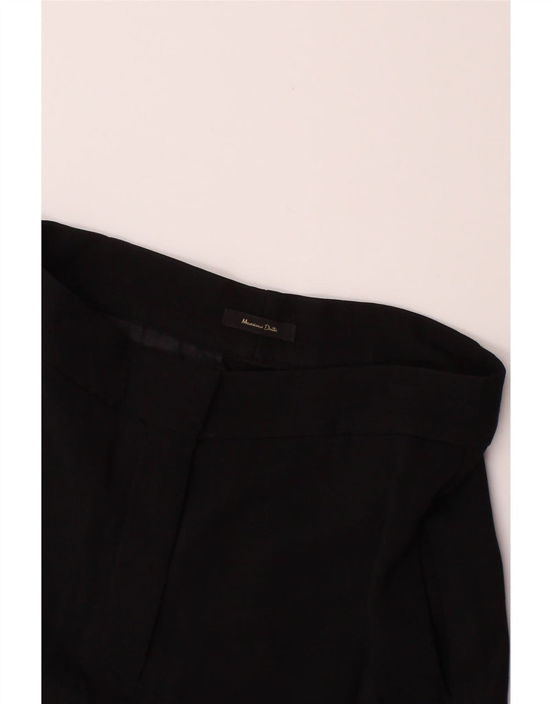 MASSIMO DUTTI Womens Straight Chino Trousers EU 34 2XS W24 L26 Black Vintage Massimo Dutti and Second-Hand Massimo Dutti from Messina Hembry 