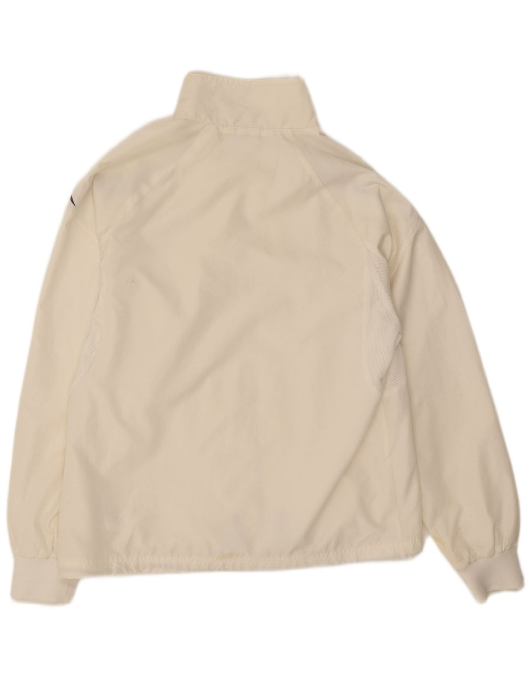Reebok Mens Tracksuit Top Jacket Small White Colourblock Polyester