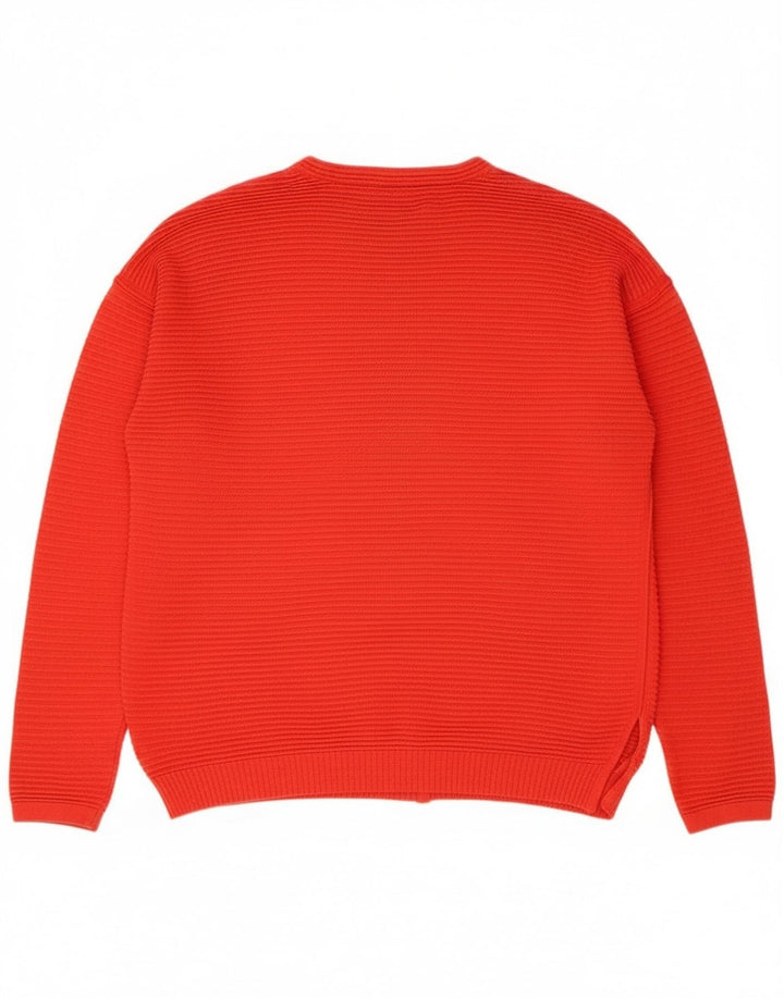 Tog 24 Womens Crew Neck Jumper Sweater UK 10 Small Red