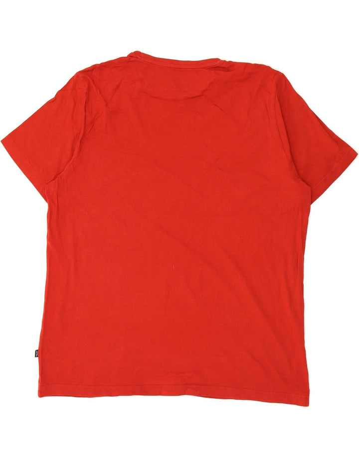 PUMA Mens Graphic T-Shirt Top 2XL Red Cotton Vintage Puma and Second-Hand Puma from Messina Hembry 