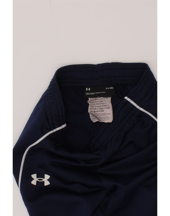 Under Armour Boys Tracksuit Trousers 2-3 Years  Navy Blue Polyester