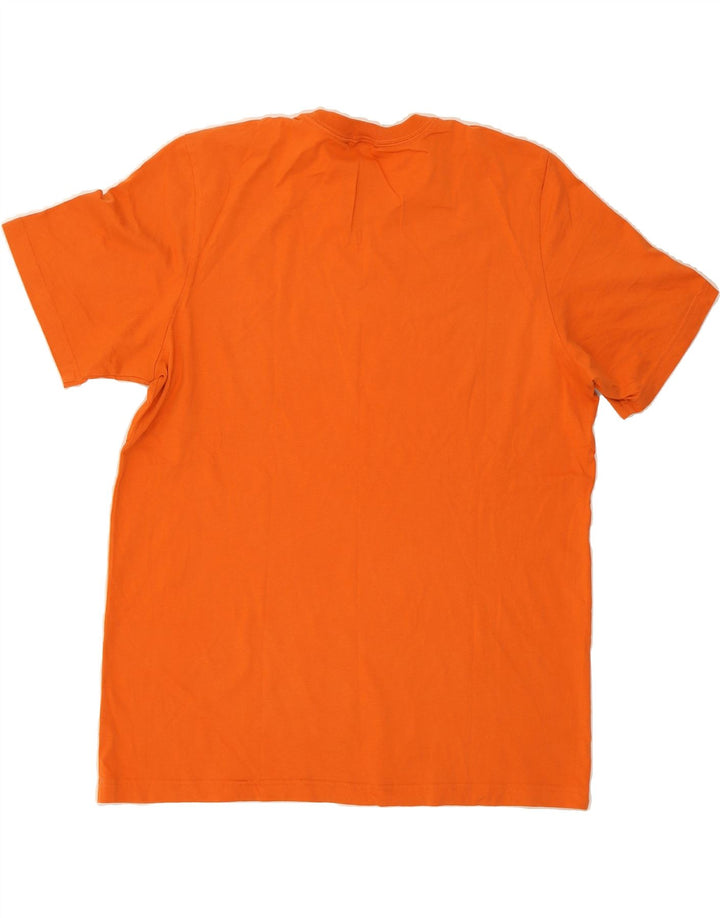 ADIDAS Mens T-Shirt Top Large Orange Cotton Vintage Adidas and Second-Hand Adidas from Messina Hembry 