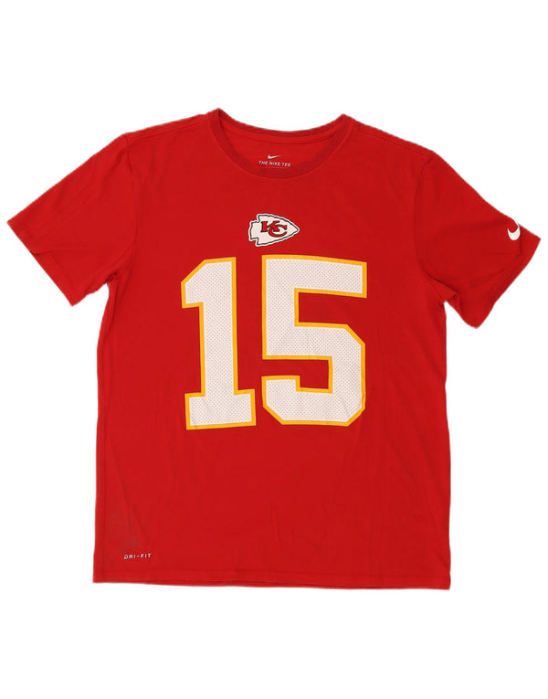 Nike Mens Kansas City Chiefs Graphic T-Shirt Top Large Red Cotton