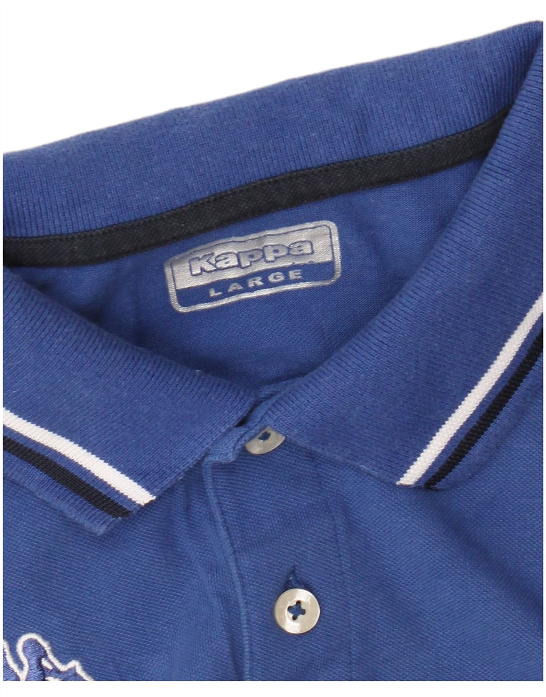 Kappa Mens Polo Shirt Large Blue