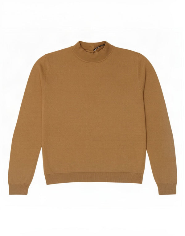 Zara Womens Turtle Neck Jumper Sweater UK 10 Small Beige