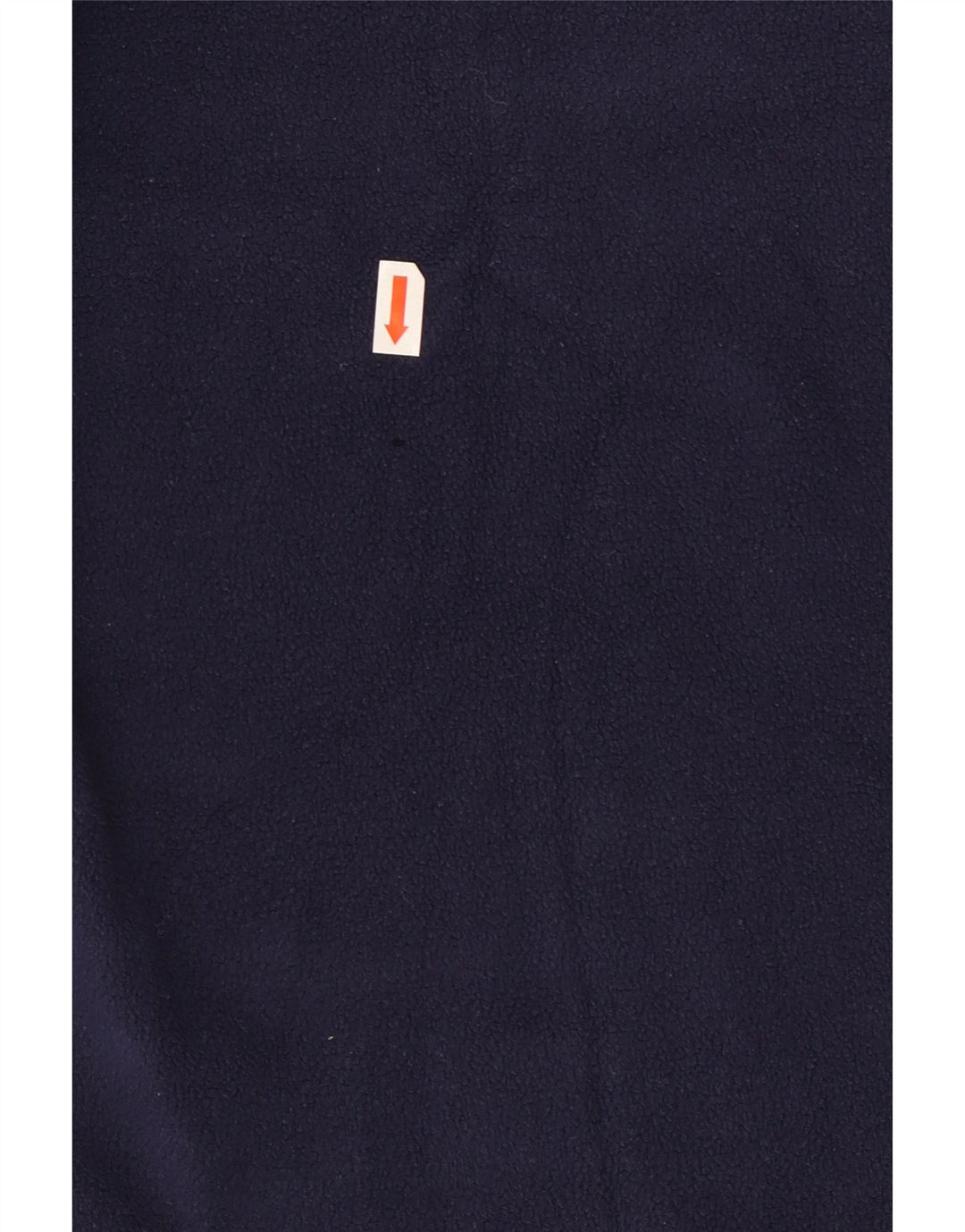 Kappa Mens Zip Neck Fleece Jumper Large Navy Blue Polyester