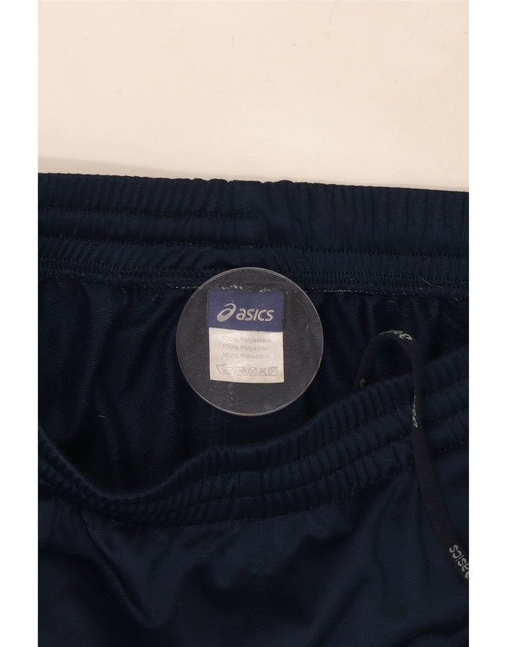 ASICS Womens Tracksuit Trousers UK 14 Large  Navy Blue Polyester
