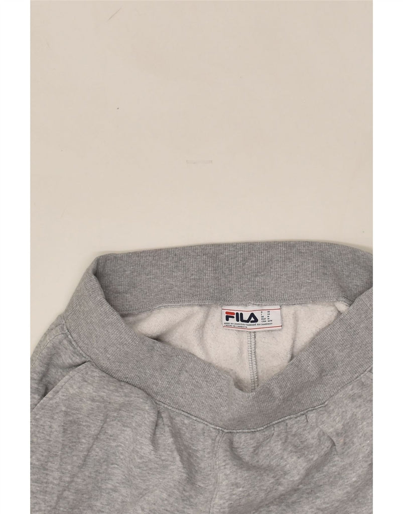 FILA Mens Tracksuit Trousers Joggers Medium Grey Cotton | Vintage Fila | Thrift | Second-Hand Fila | Used Clothing | Messina Hembry 