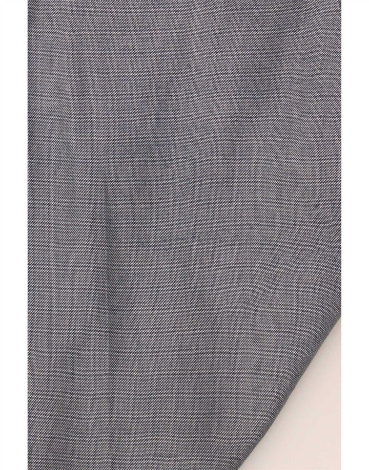 Marks & Spencer Mens Straight Suit Trousers W38 L29 Blue Polyester