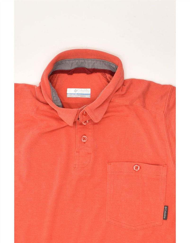 COLUMBIA Mens Polo Shirt Small Orange Modal | Vintage Columbia | Thrift | Second-Hand Columbia | Used Clothing | Messina Hembry 